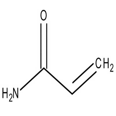 تصویر فرمول ساختاری acrylamide