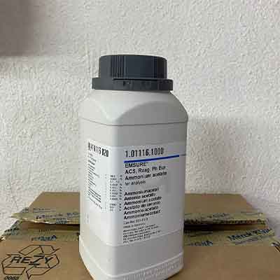 آمونیوم استات Ammonium acetate یک ماده شیمیایی پودری و جامد