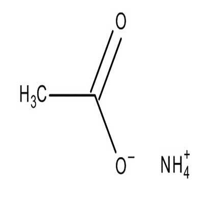 رمول ساختاری اآمونیوم استات
